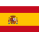 Σημαία Ισπανίας με έμβλημα