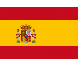 Σημαία Ισπανίας με έμβλημα
