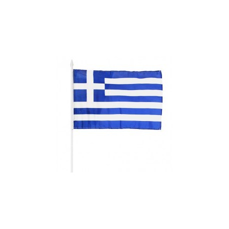 Greek Flag with pole 