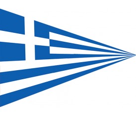 Greek triangular flag