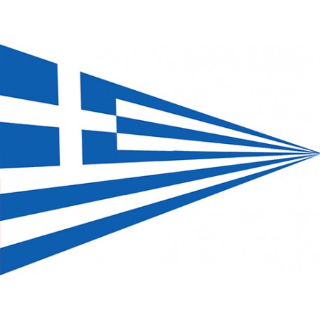 Greek triangular flag