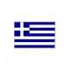 Greek Flag Stitched handmade