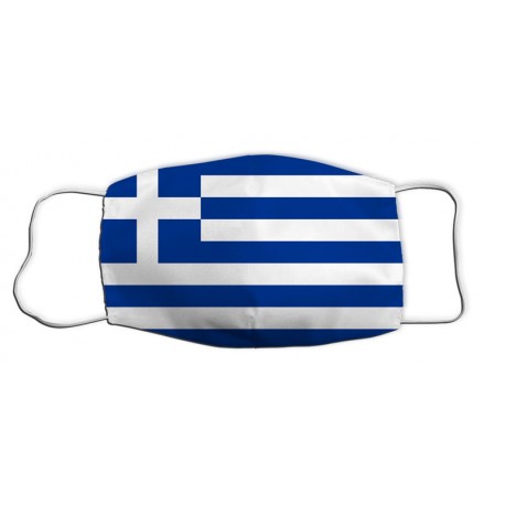 N35 Mask with print  greek flag N35