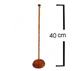 Wood flag pole 40cm