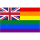 UNITED KINGDOM Flag - Lesbian-Gay-Bisexual-Transgender