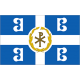 greek flag under the imperium of romania 