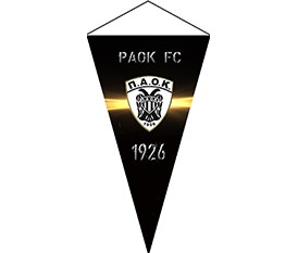 Pennon PAOK satin 16X30cm