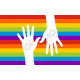 LGBT HANDS FLAG