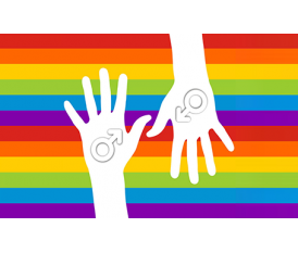 LGBT HANDS FLAG