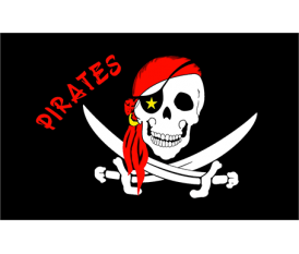 Pirate flags bandana