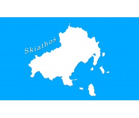 Flag of Skiathos 