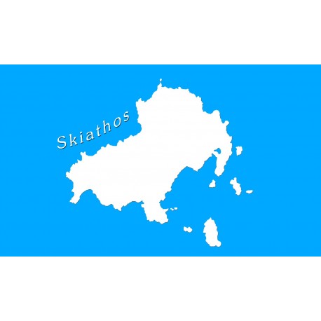 Flag of Skiathos 