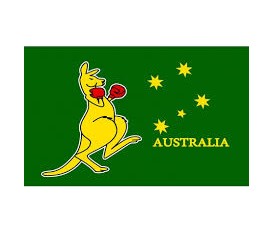 AUSTRALIA  KANGAROO  FLAG