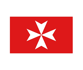 Σημαία Μάλτα Πολιτικό έμβλημα 