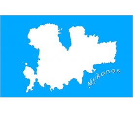 Flag of Mykonos