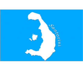 Flag of Santorini