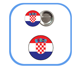 Croatia flag  pins