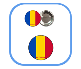 Romania Flag pins