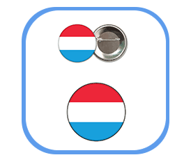 Luxembourg Flag  pins