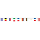 Garlands europe  flags 17 countries