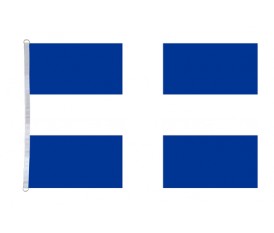  Greek Flag CROSS stitched