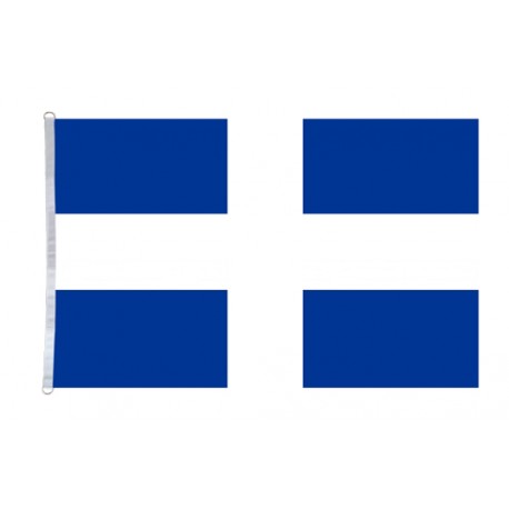  Greek Flag CROSS stitched