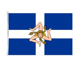 GREEK SICILIANS LAND FLAG