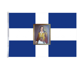 GREEK FLAGS OF THE ATHANASIOS DIAKOS