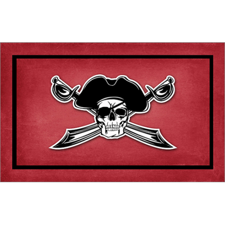 Σημαία Πειρατική Ν16 Κόκκινη