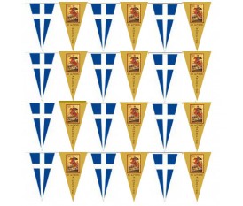 Garlands flags saint Dimitrios 27cm X47cm 12,5meter