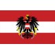Σημαία Αυστρία με έμβλημα