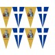 Garlands flags saint nicholas 27cm X47cm 12,5meter