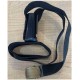 Parade belt with reinforced strap and metal sheath